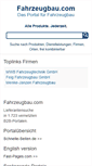 Mobile Screenshot of fahrzeugbau.com